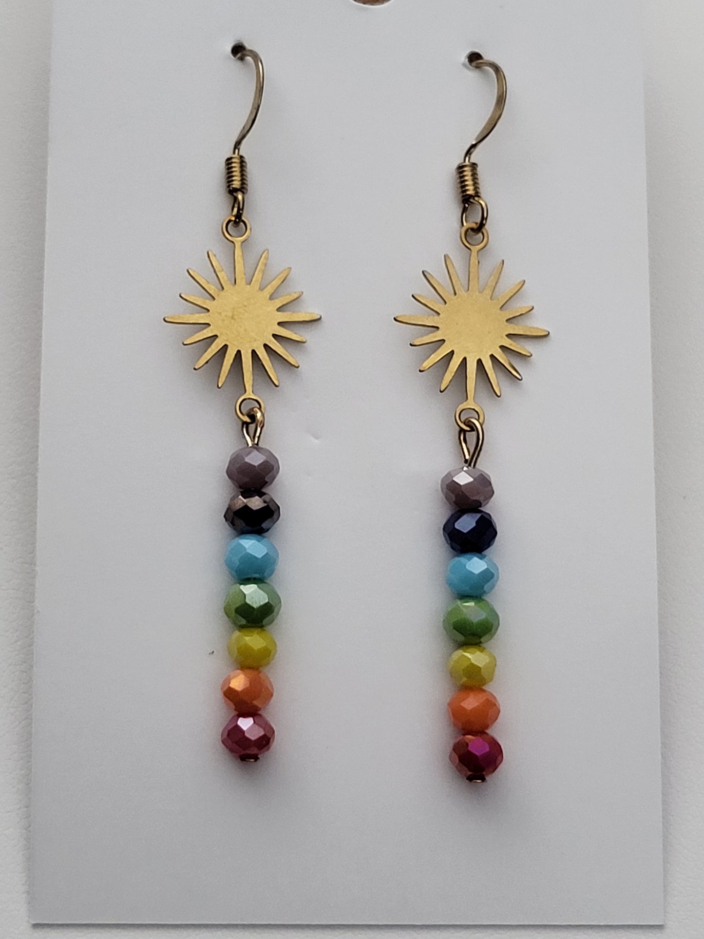Sunburst Chakra Earrings