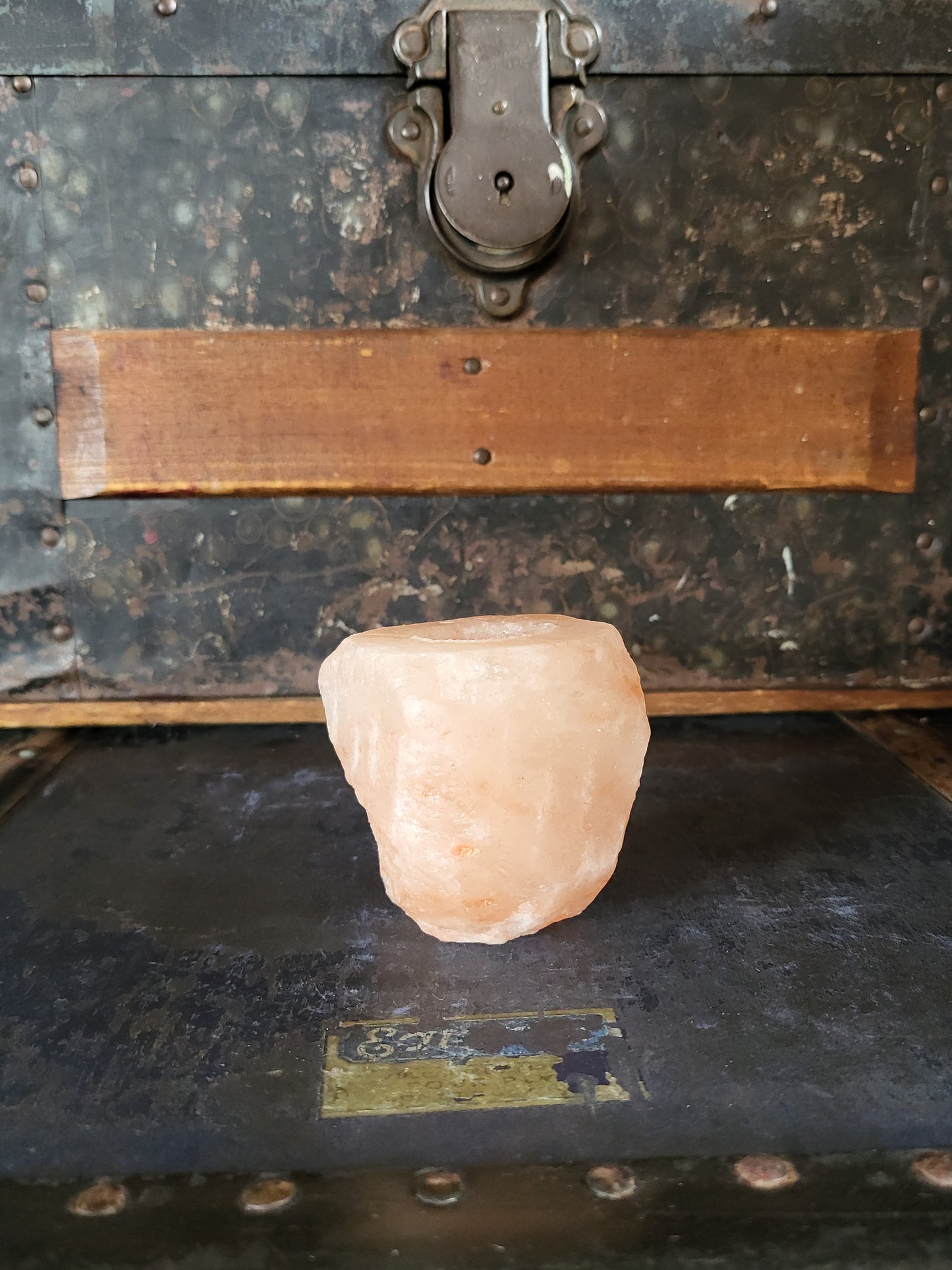 Himalayan Pink Salt Candlestick Holder