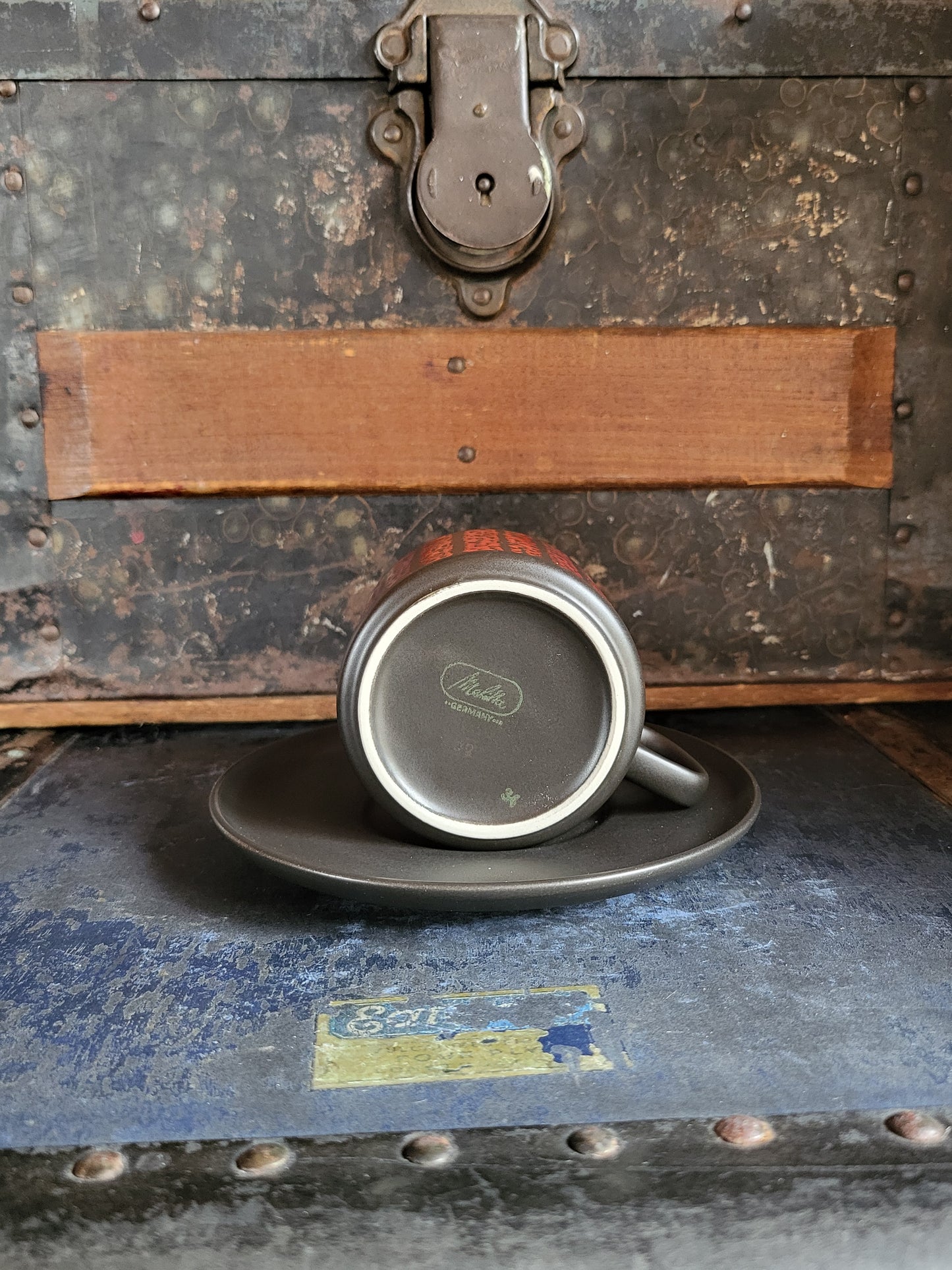 Melitta Mid Century Modern Geometric Tea Set for Four