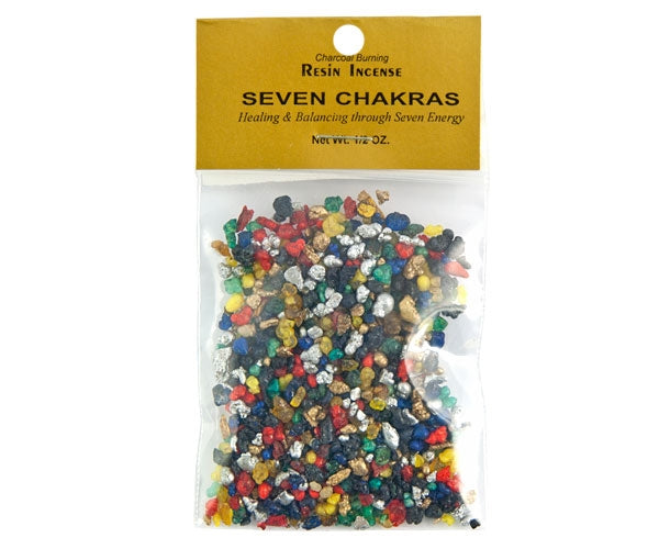 Seven Chakras Resin Incense