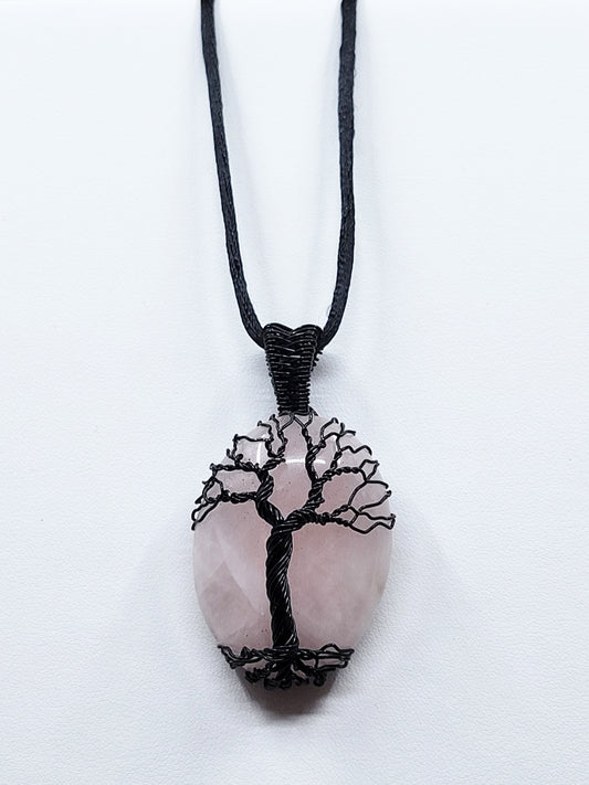 Rose Quartz Tree of Life