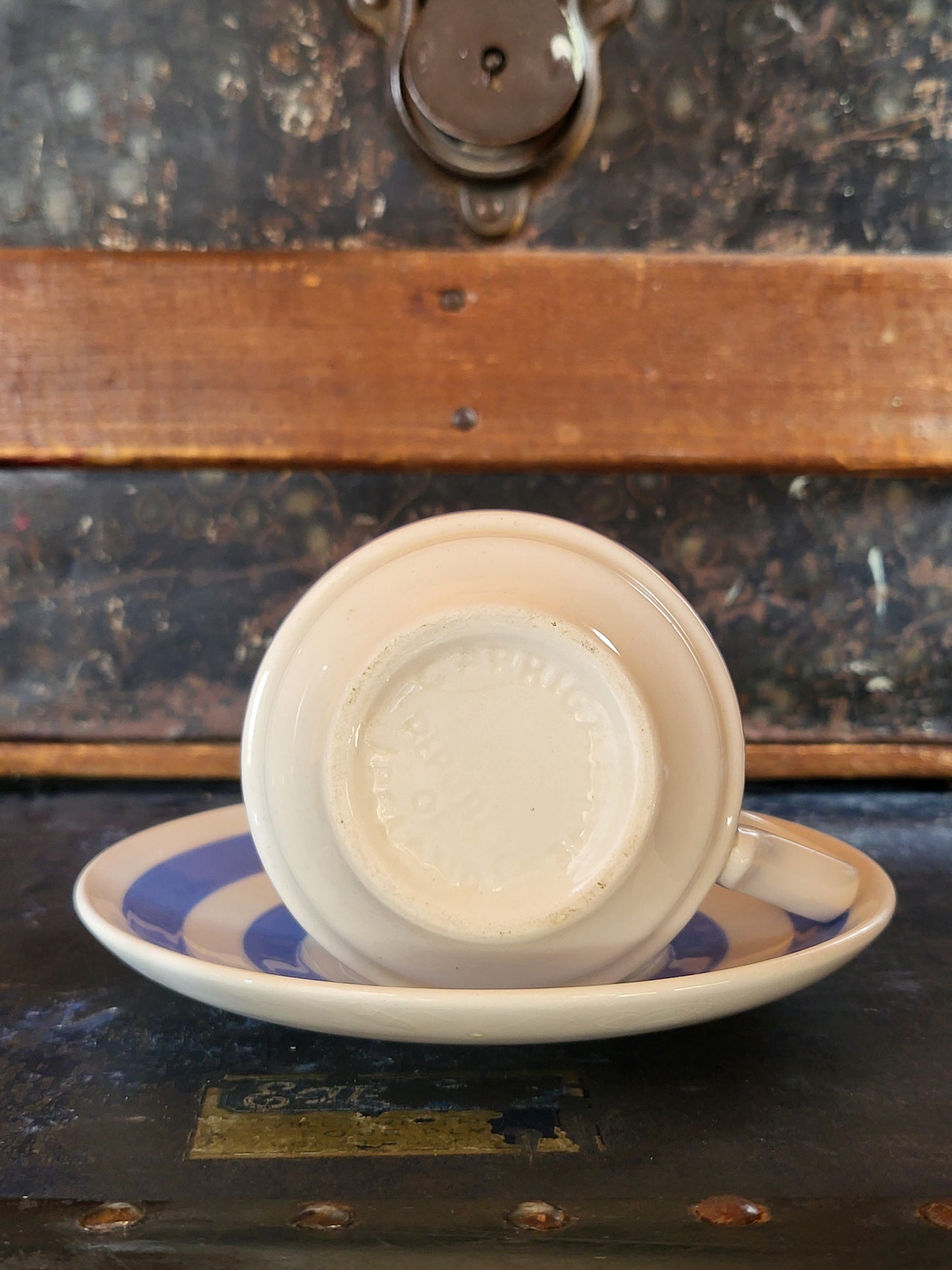 Carriageline Pottery Mug and Saucer